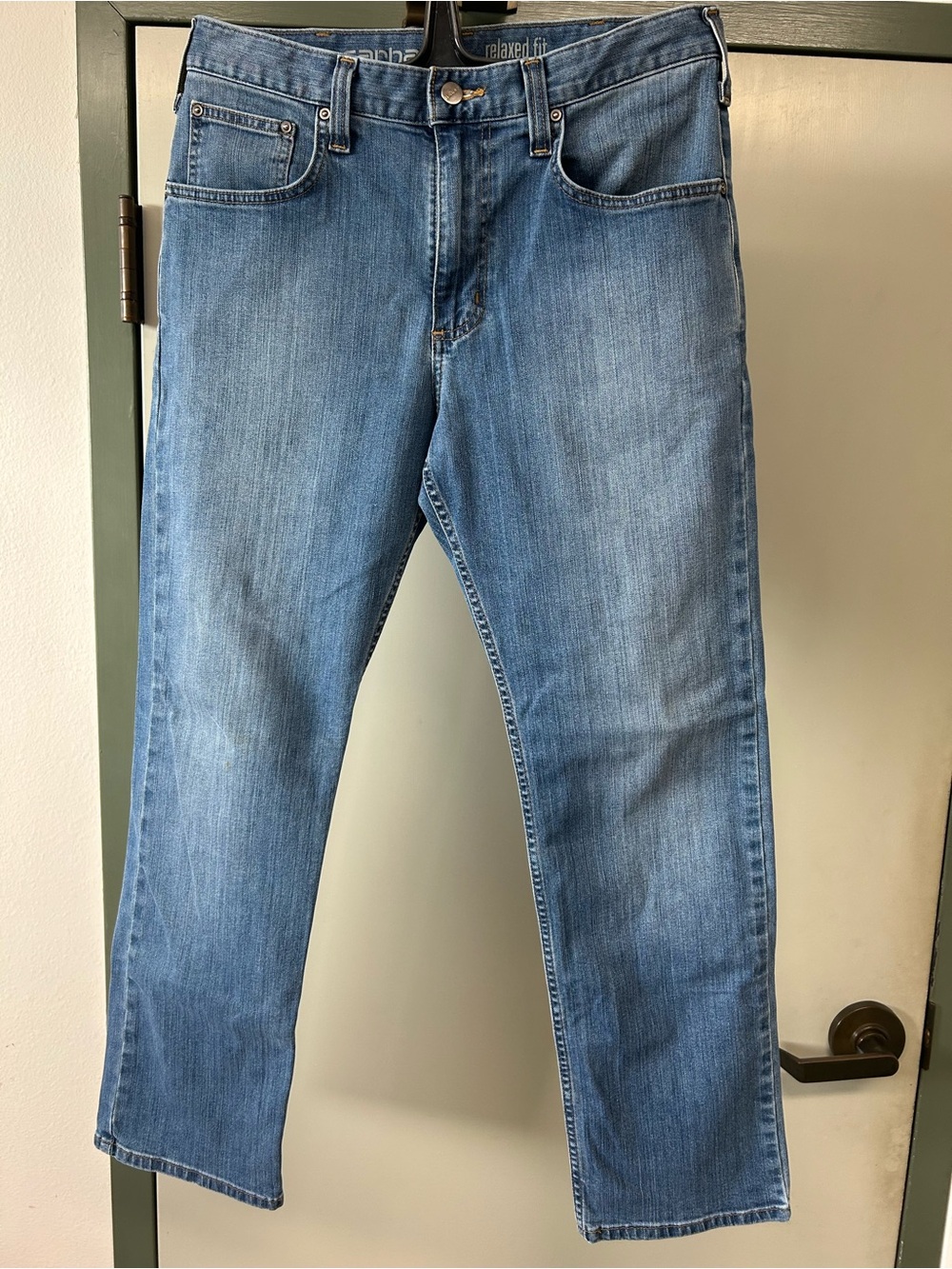 Carhartt Relaxed Fit Light Blue Men's Jeans